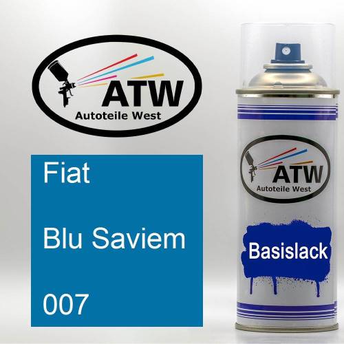 Fiat, Blu Saviem, 007: 400ml Sprühdose, von ATW Autoteile West.